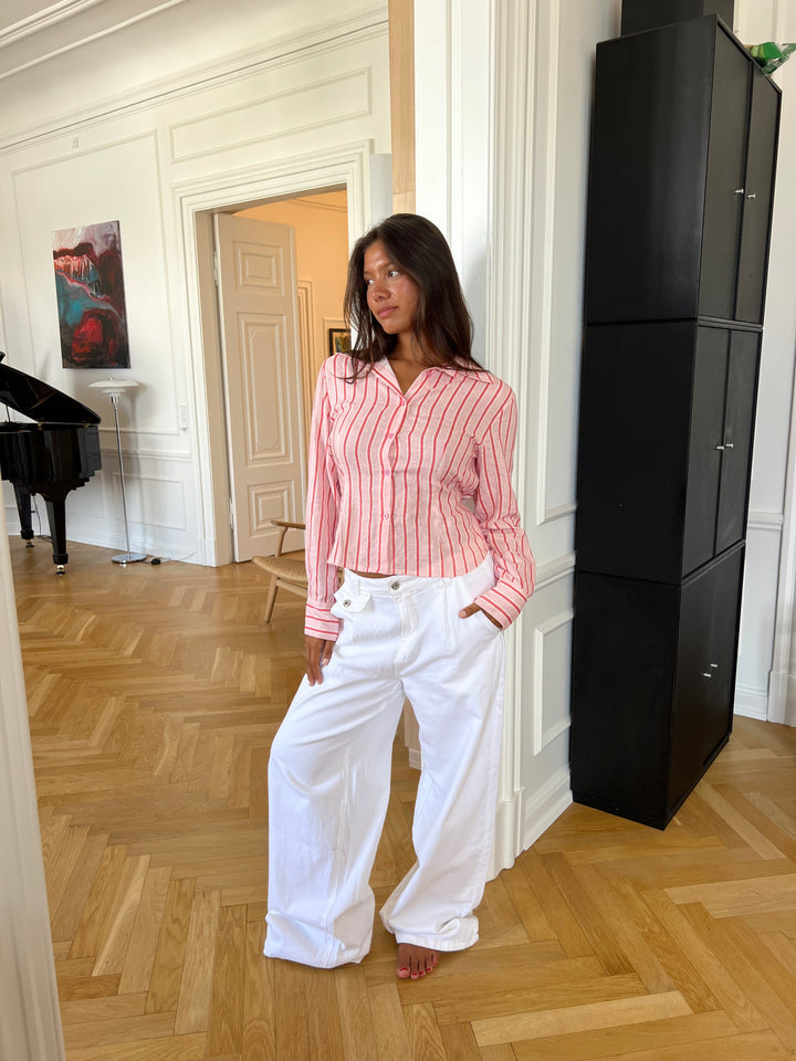 Esme baggy jeans - White