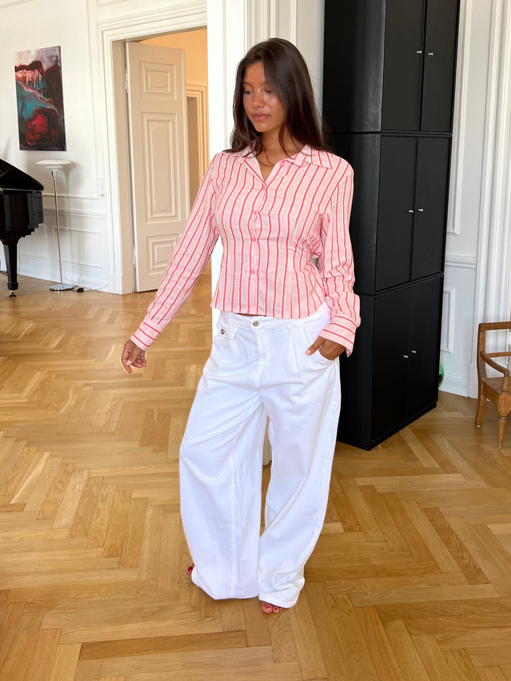 Esme baggy jeans - White