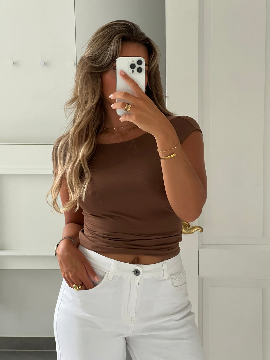 Savannah top - Brown