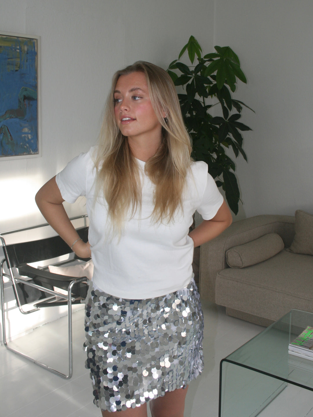 Nuna pallite skirt - Silver
