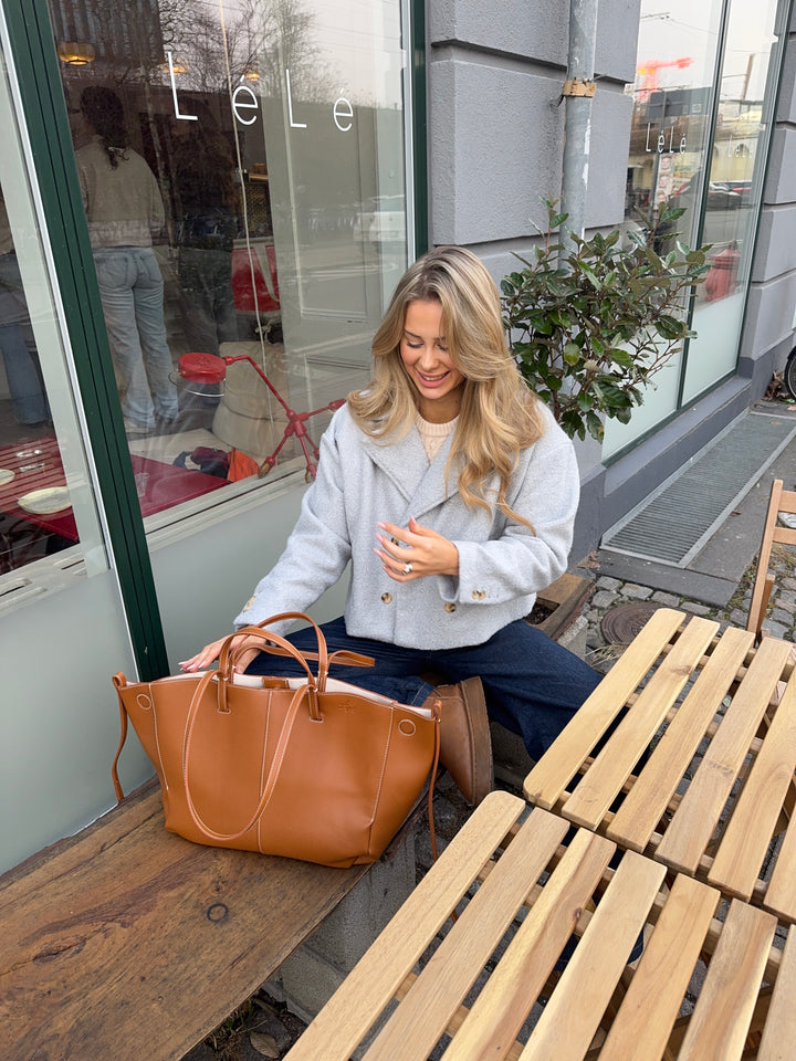 Zia trenchcoat - Light grey