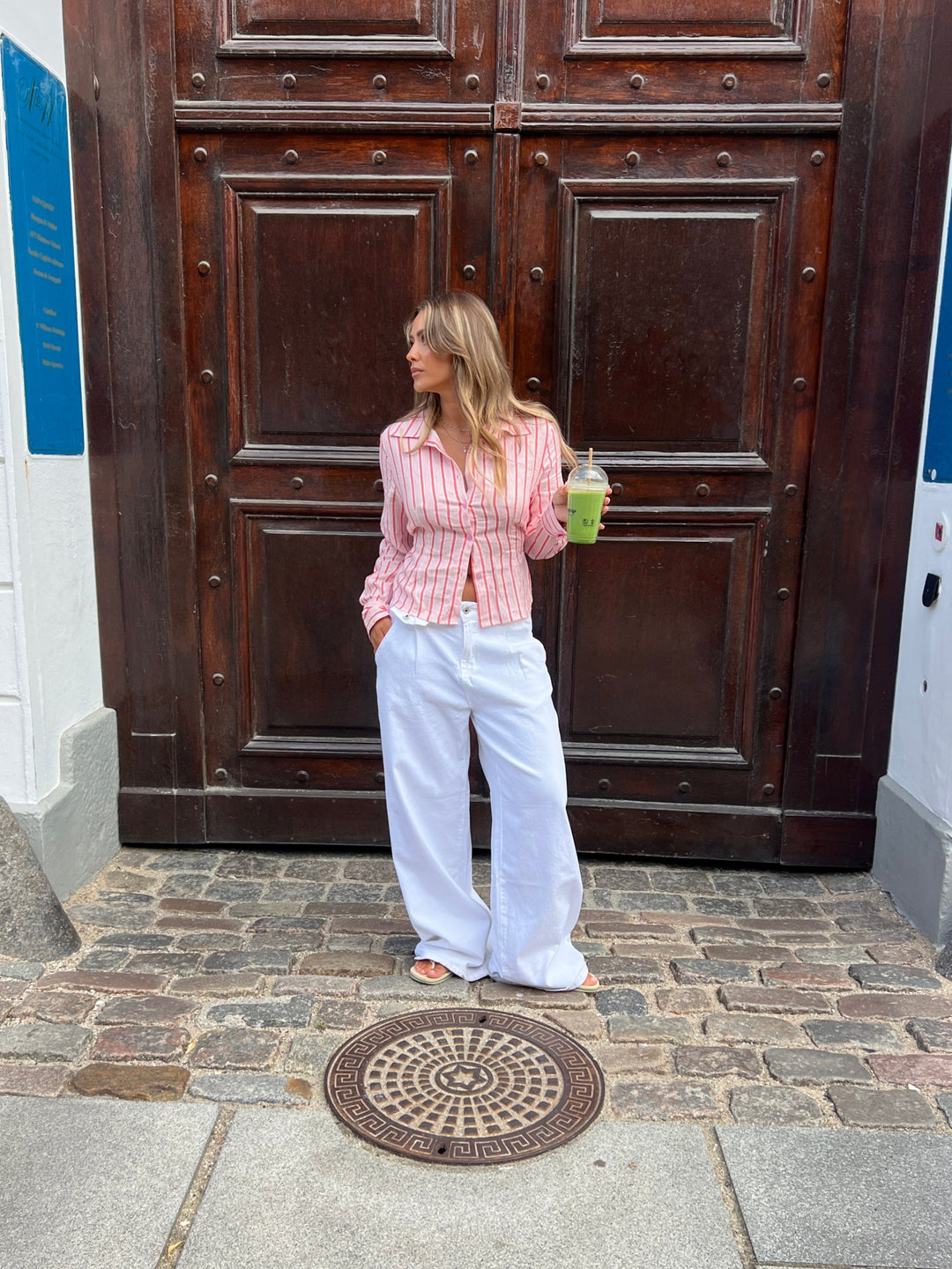 Esme baggy jeans - White