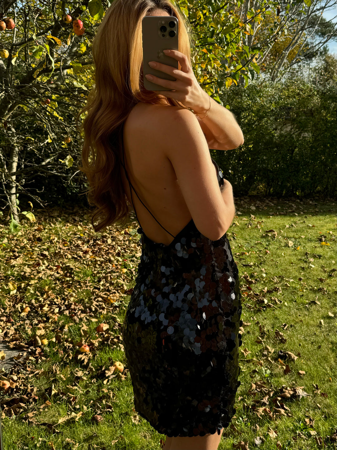 Nova sequin dress - Black