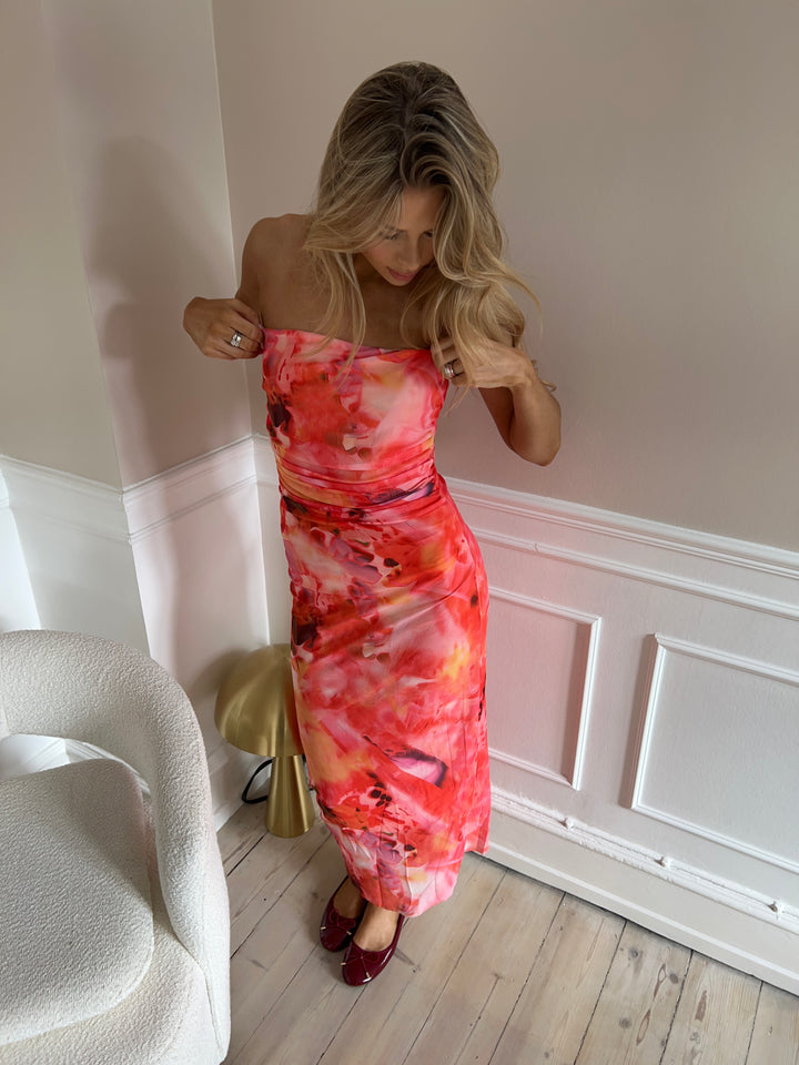 Camille tube dress - Red