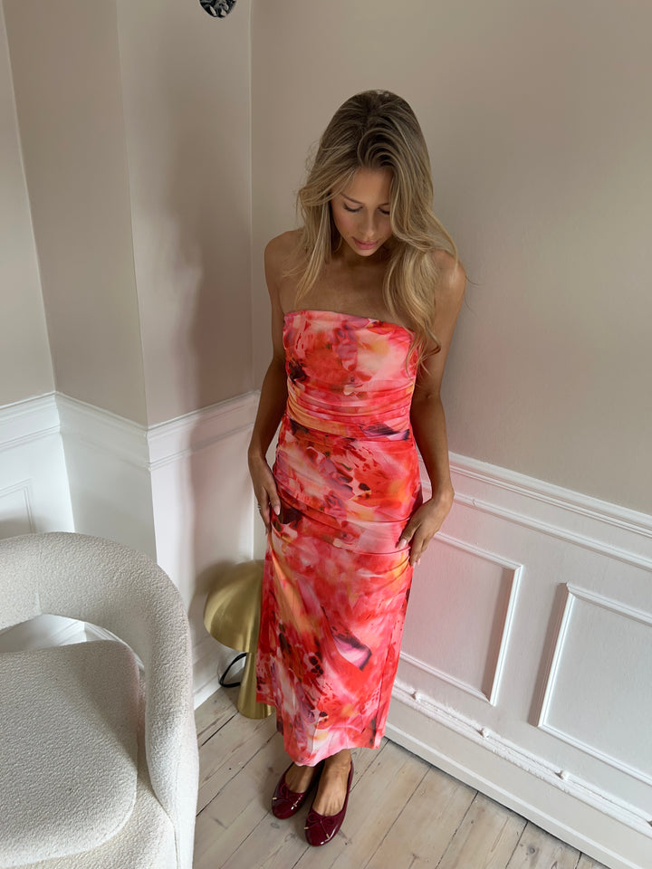 Camille tube dress - Red