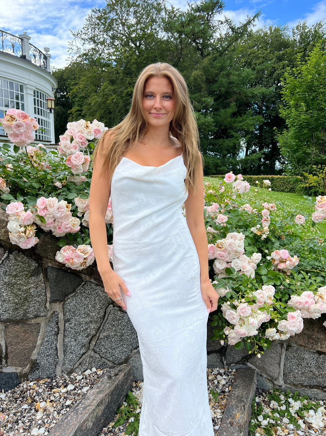 Lilie maxi dress - White