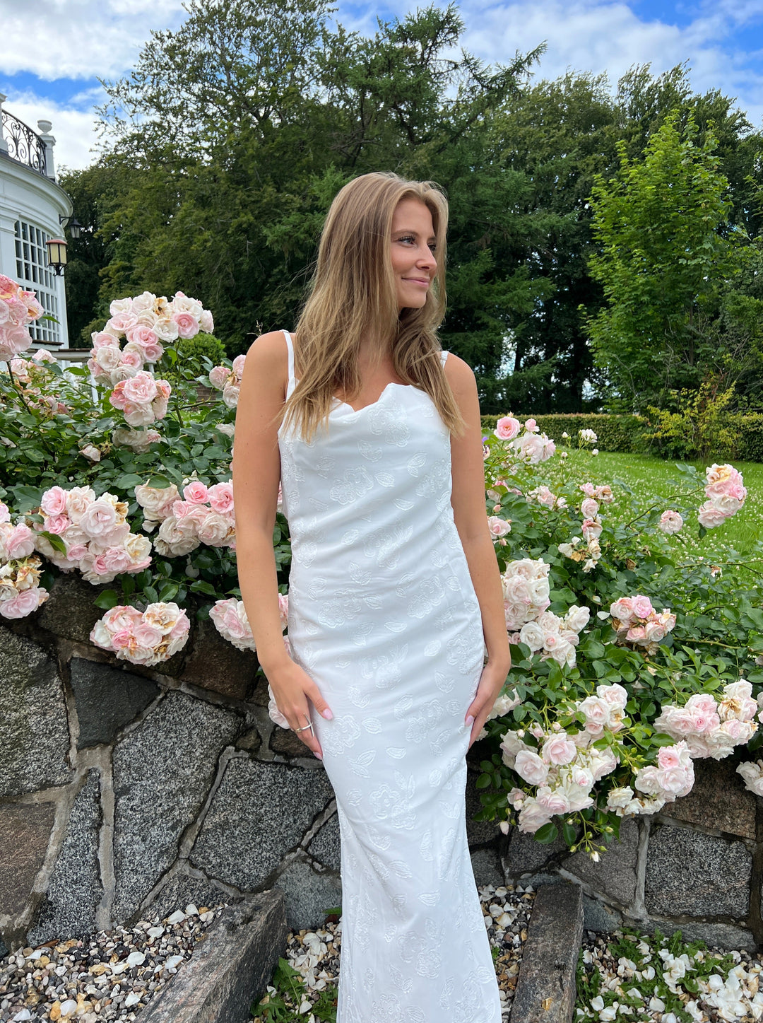 Lilie maxi dress - White