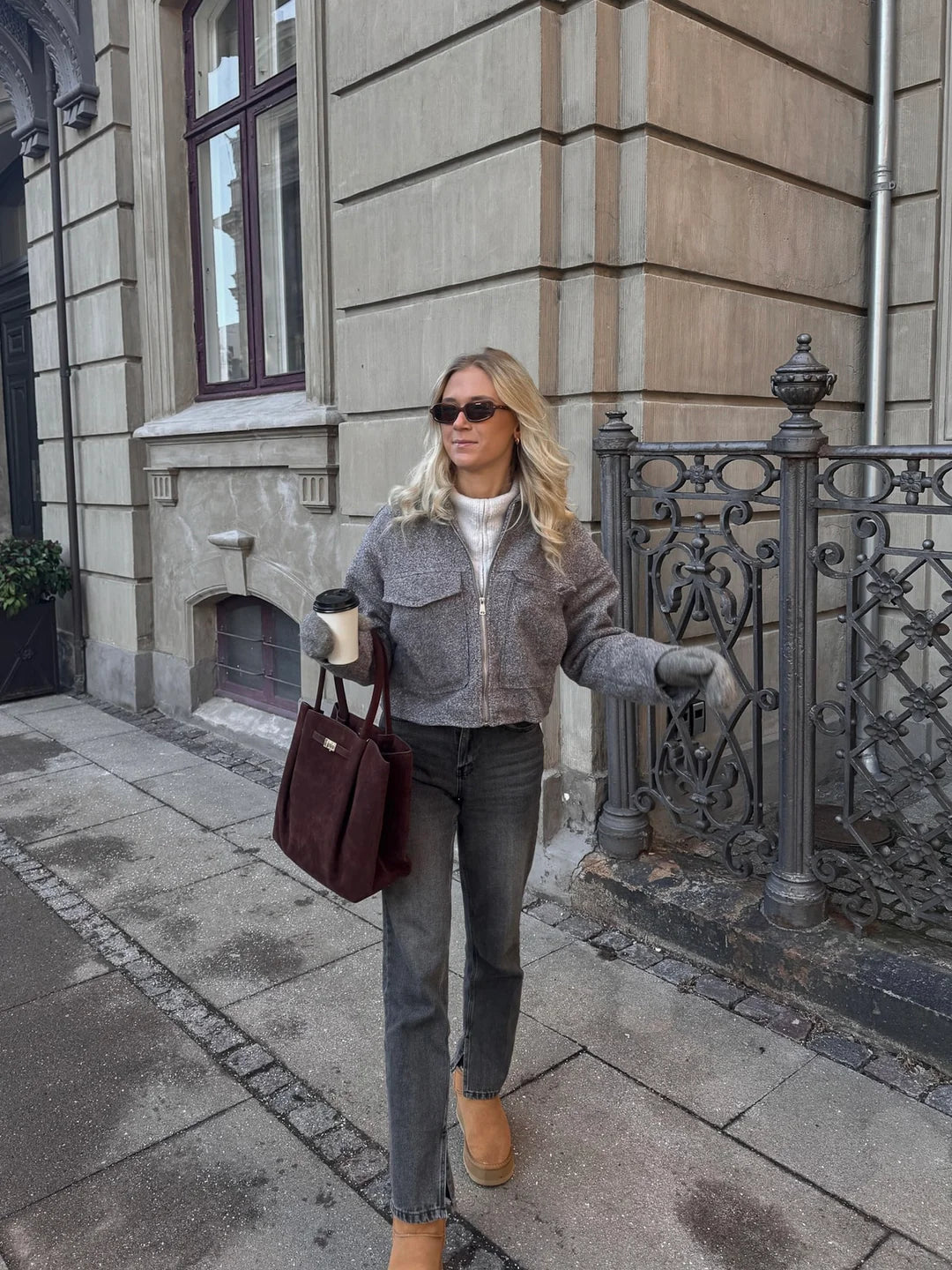 Una jacket - Grey