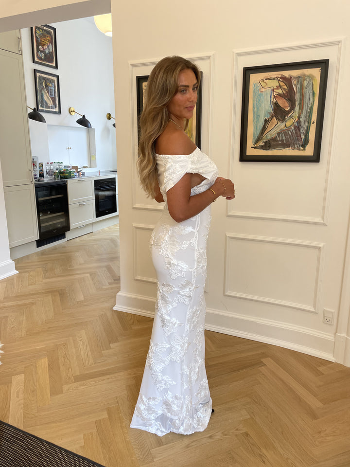 Kivo maxi mesh dress - Ivory