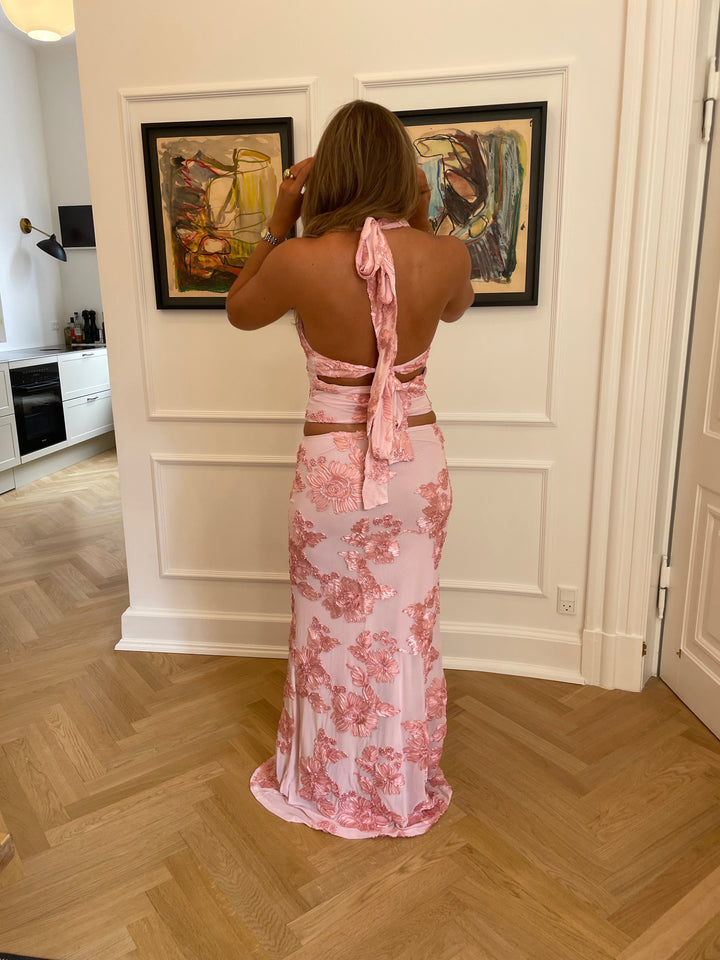 Kivo maxi mesh skirt - Pink