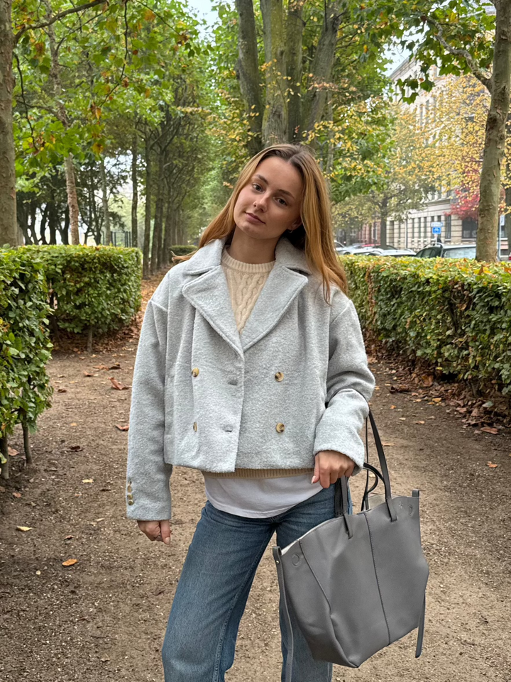 Zia trenchcoat - Light grey