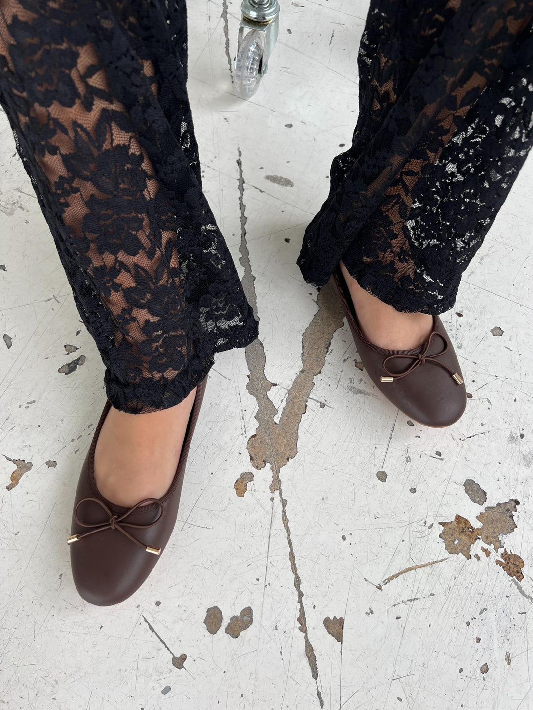 Jessi ballerina flats - Brown