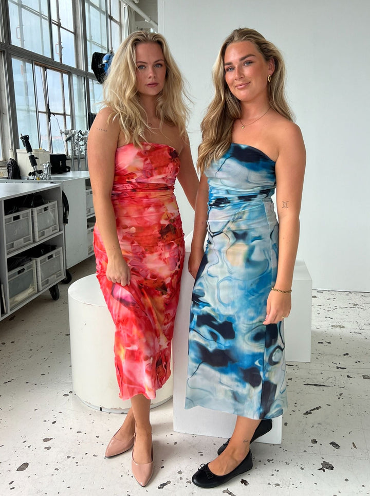 Camille tube dress - Red