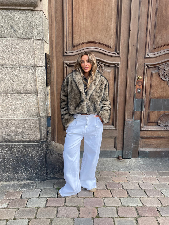 Ziva fur jacket - Brown