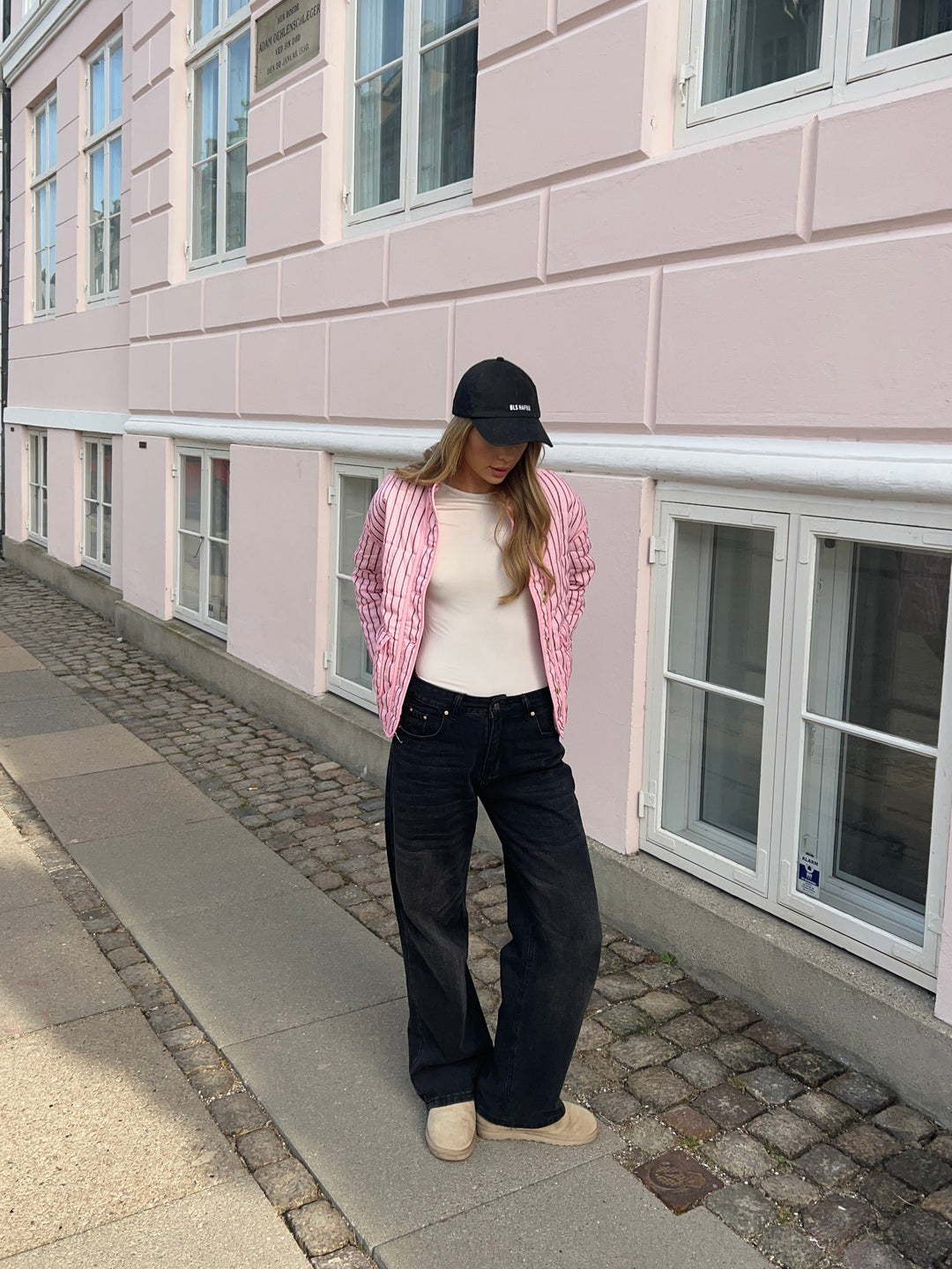 Rose quilted jacket