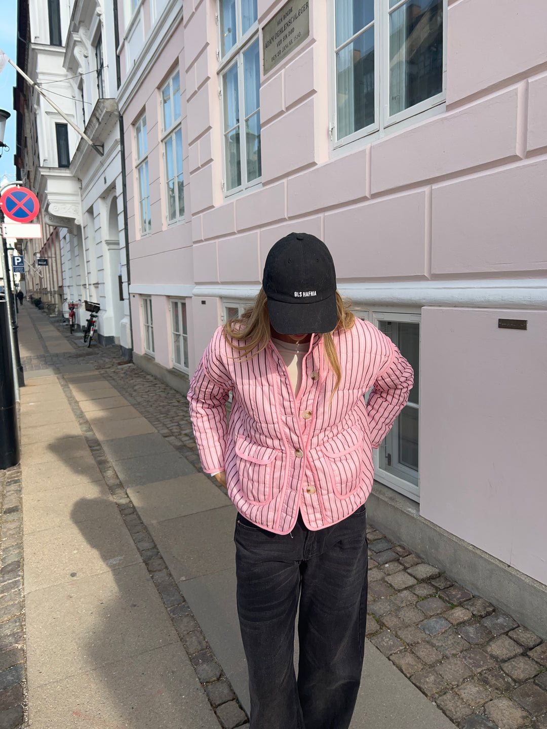 Rose quilted jacket