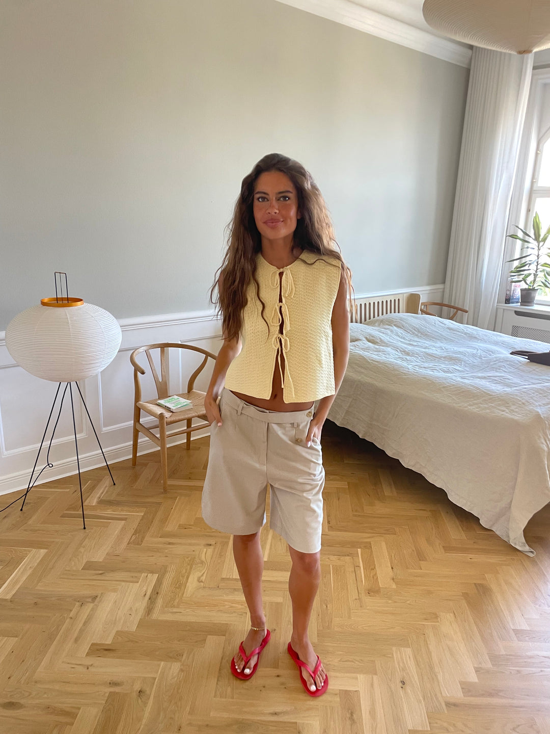 Mira bermuda shorts - Beige