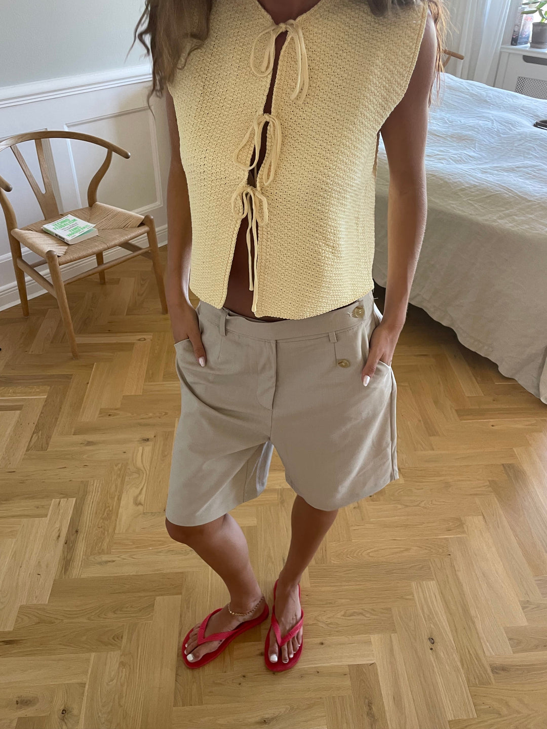 Mira bermuda shorts - Beige