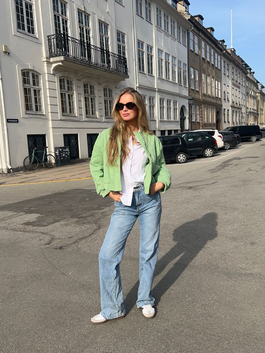Jose bomber Jacket - Light green