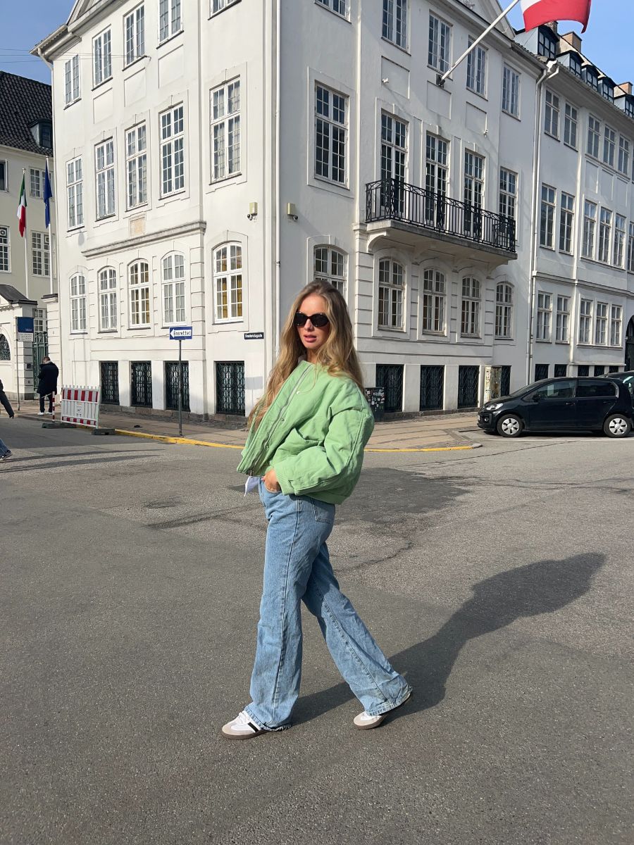 Jose bomber Jacket - Light green