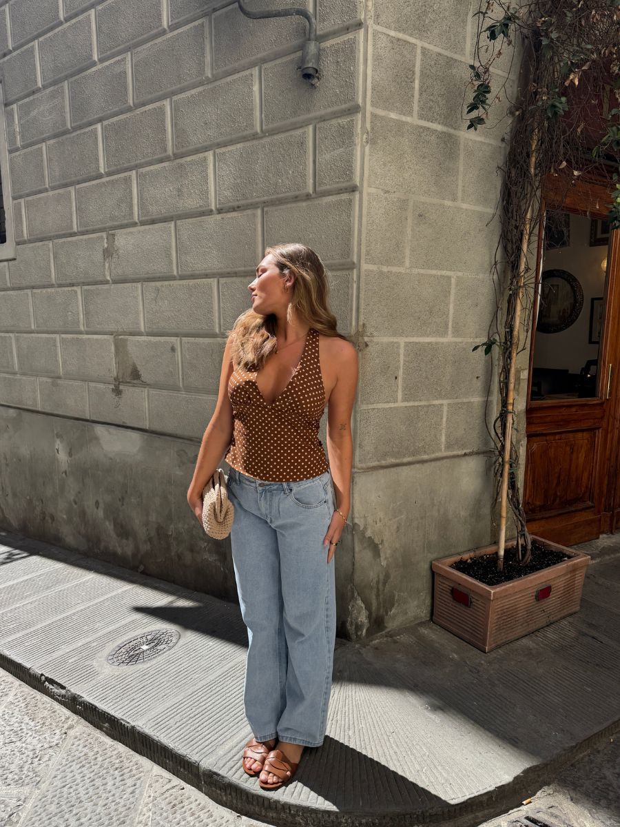 Maddy low-waisted jeans - Light blue