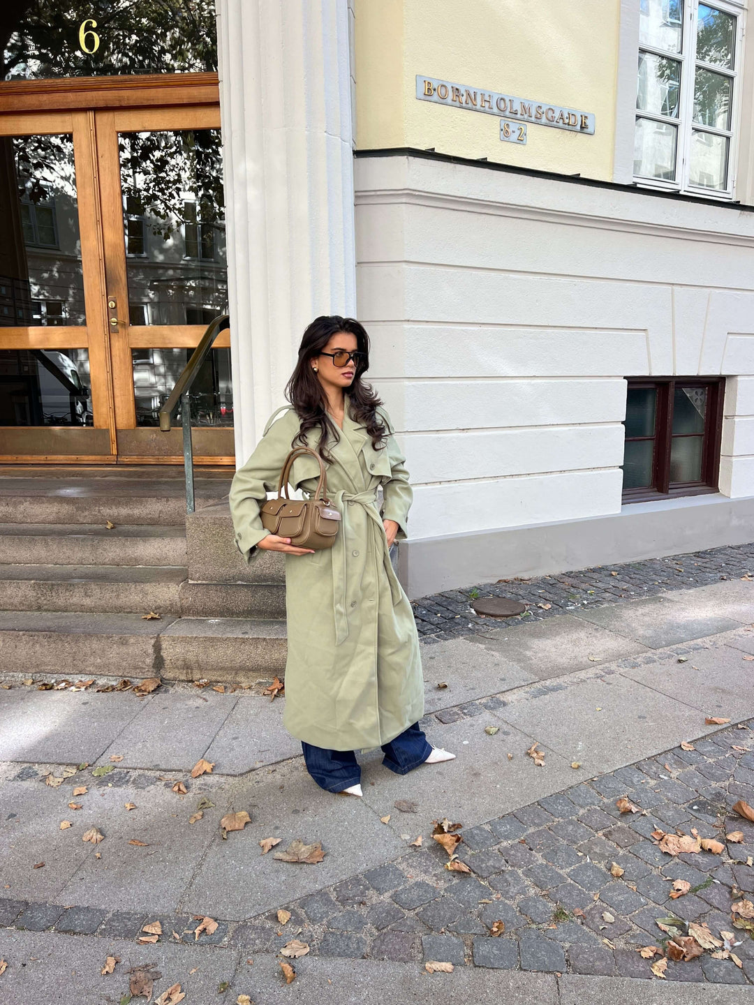 Mynte maxi coat - Lime green