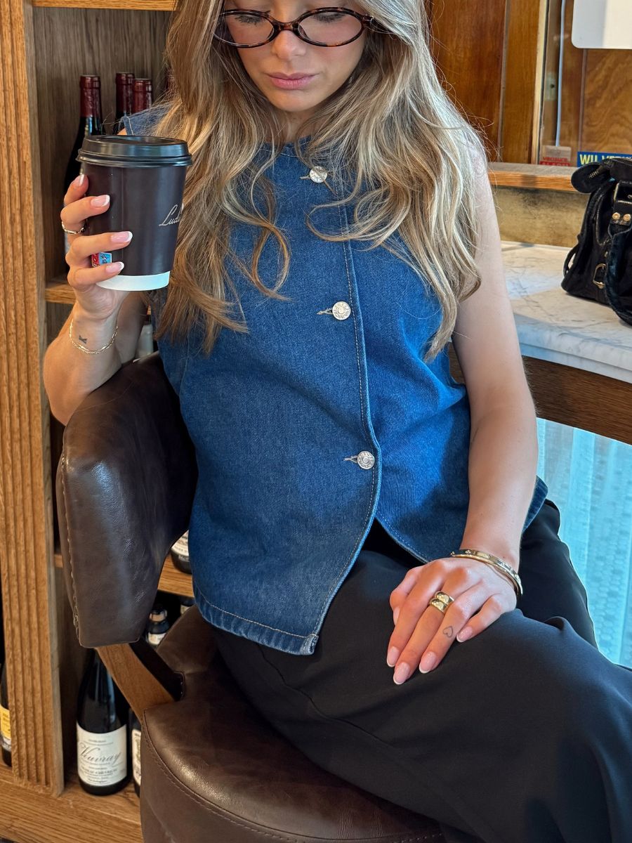 Thea denim top