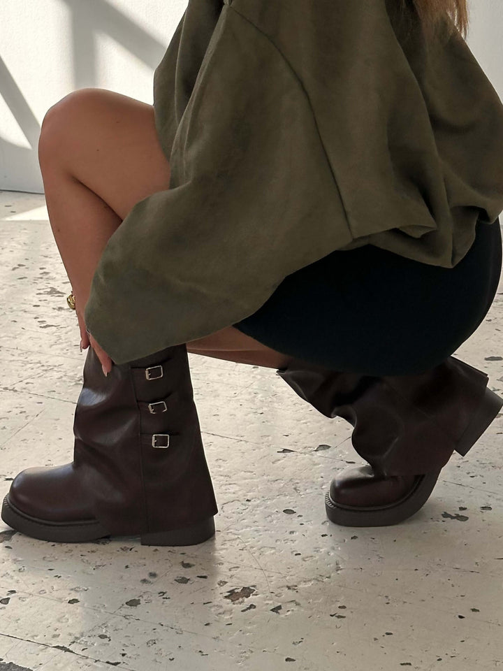 Vilde mini boots - Brown