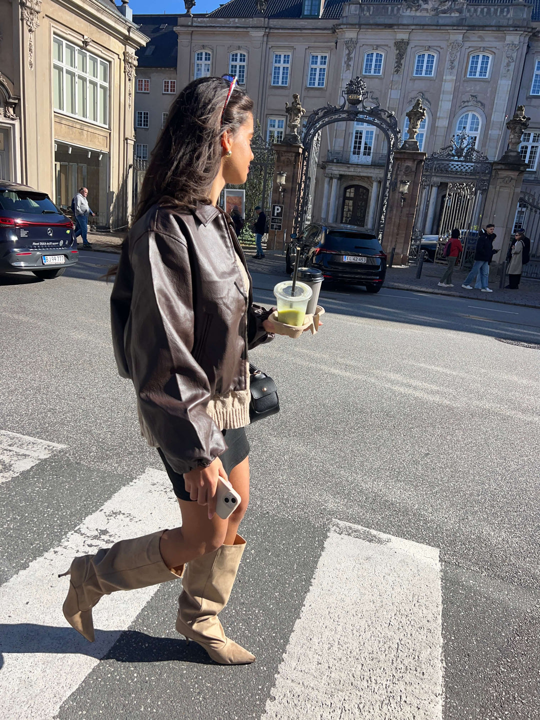 Viva suede boots - Beige