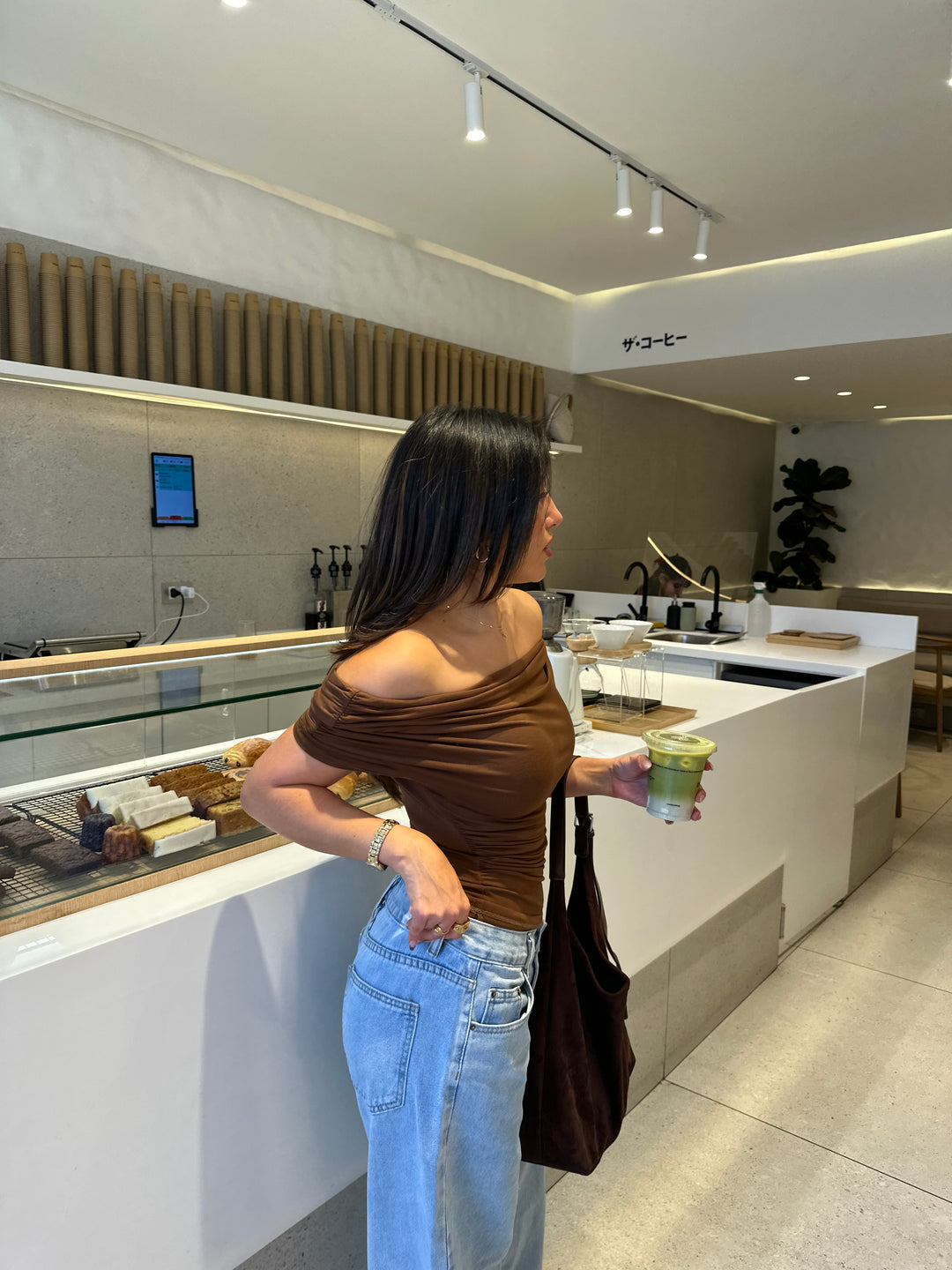 Paola top - Brown
