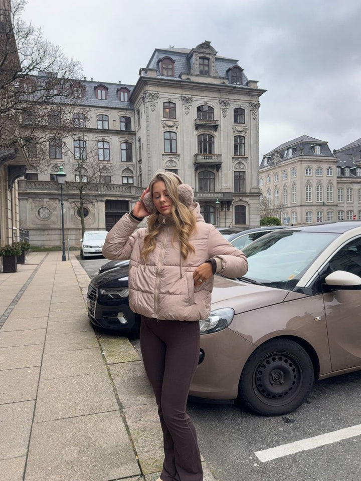 Aijo puffer jacket - Beige