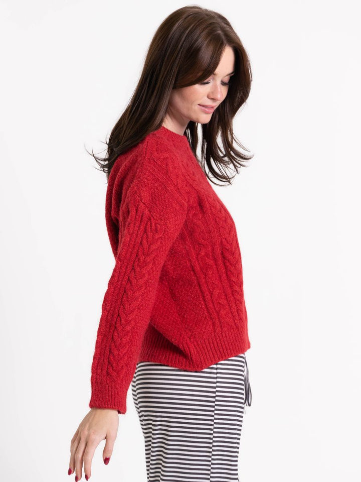 Astrid knit - Dark red