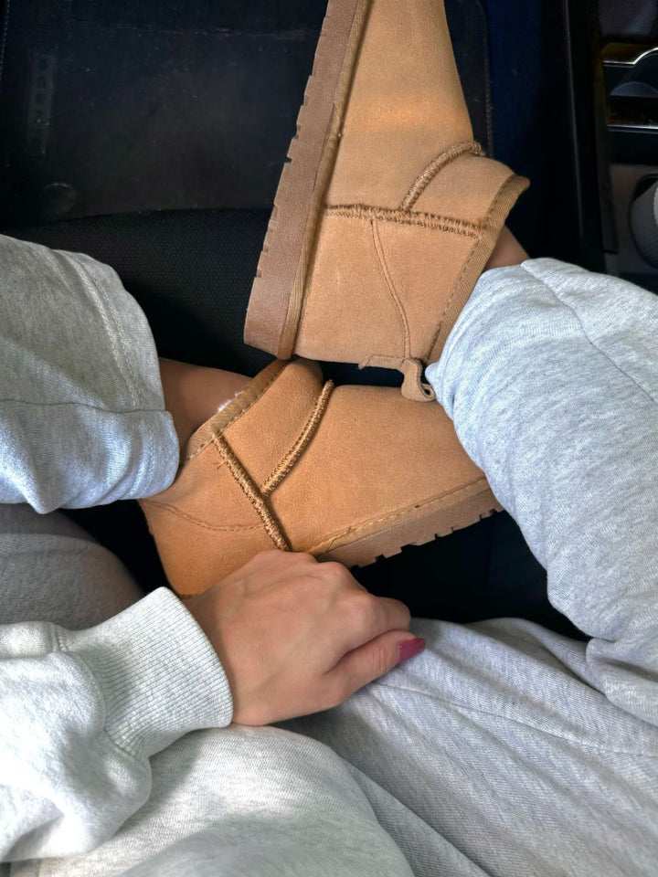 Teddy boots - Brown
