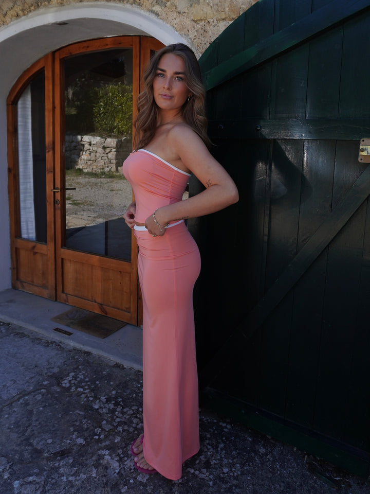 Nelly bandeau top - Coral