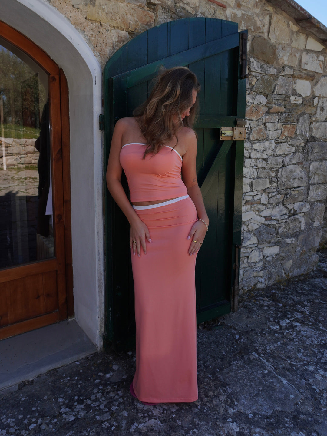 Nelly skirt - Coral