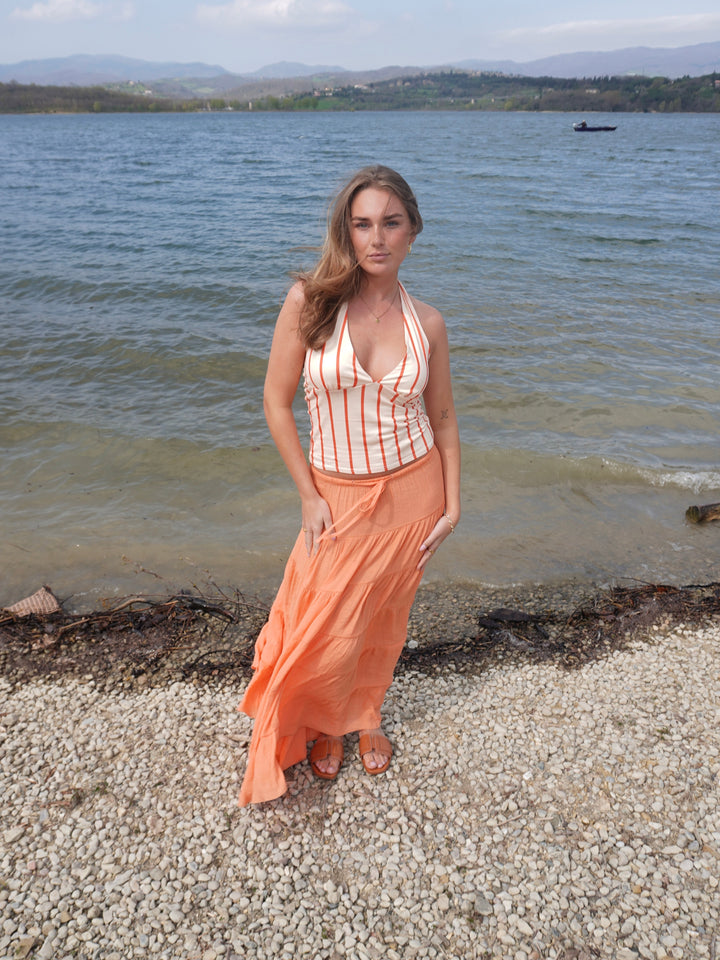 Emilia maxi skirt - Orange