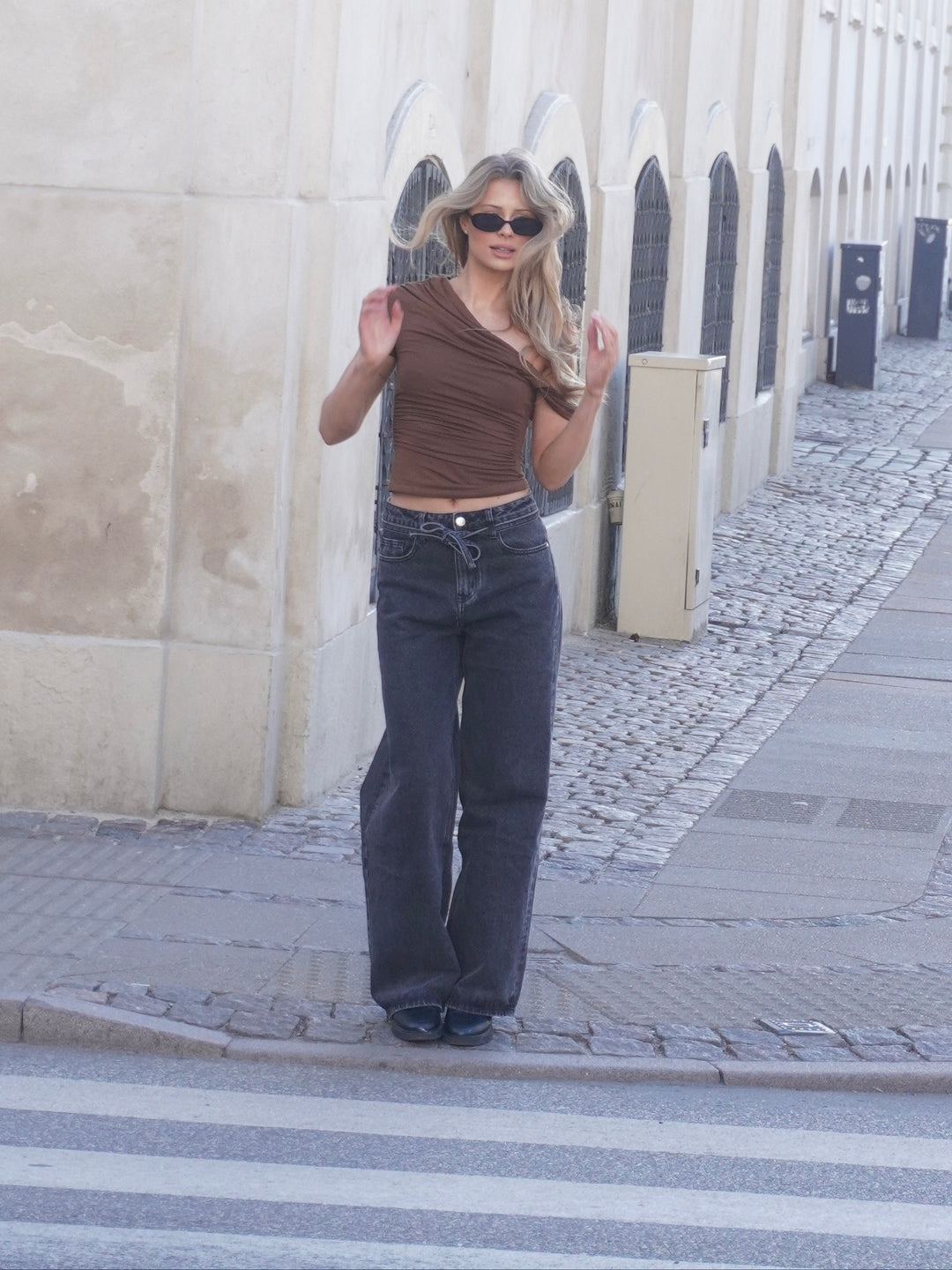 Elisa denim Jeans - Gray