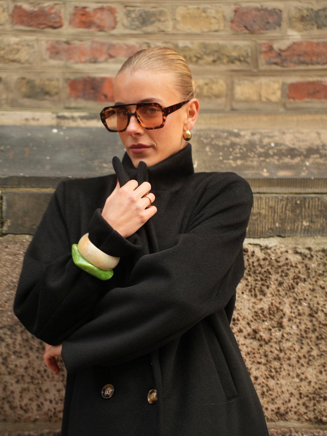 Kelly long coat - Black