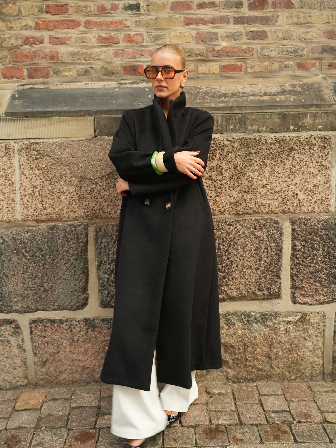 Kelly long coat - Black