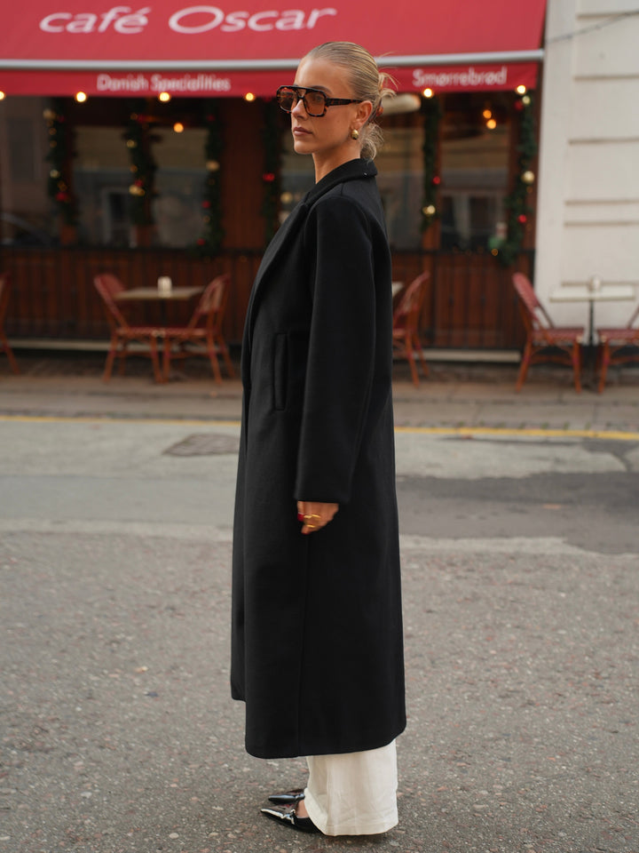 Kelly long coat - Black