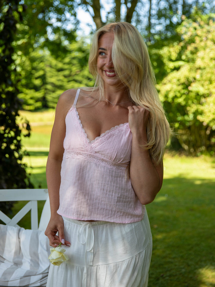 Nia strap top - Pink