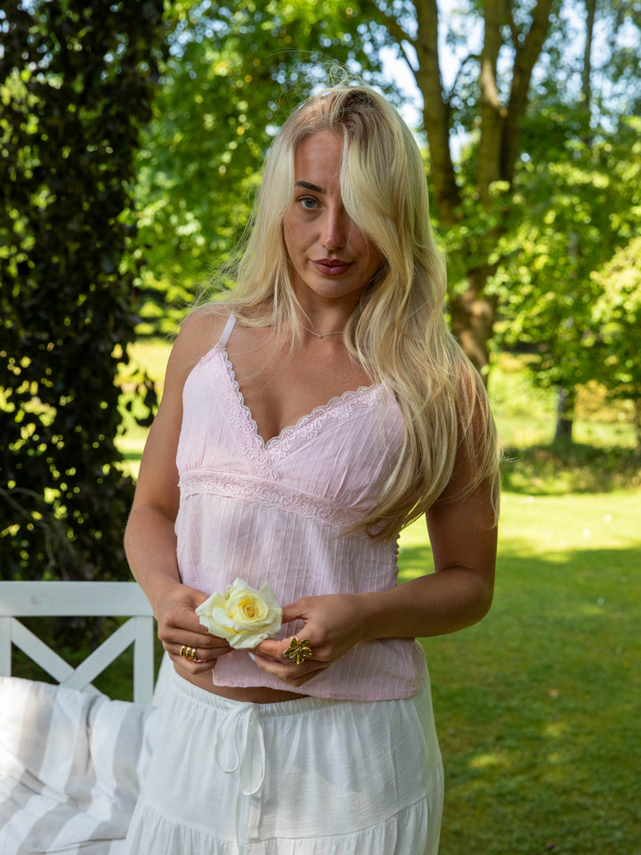 Nia strap top - Pink