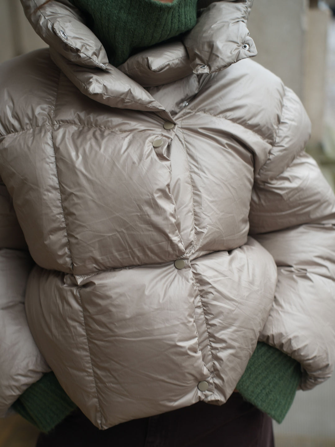 Ellinor Puffer Jacket - Sage