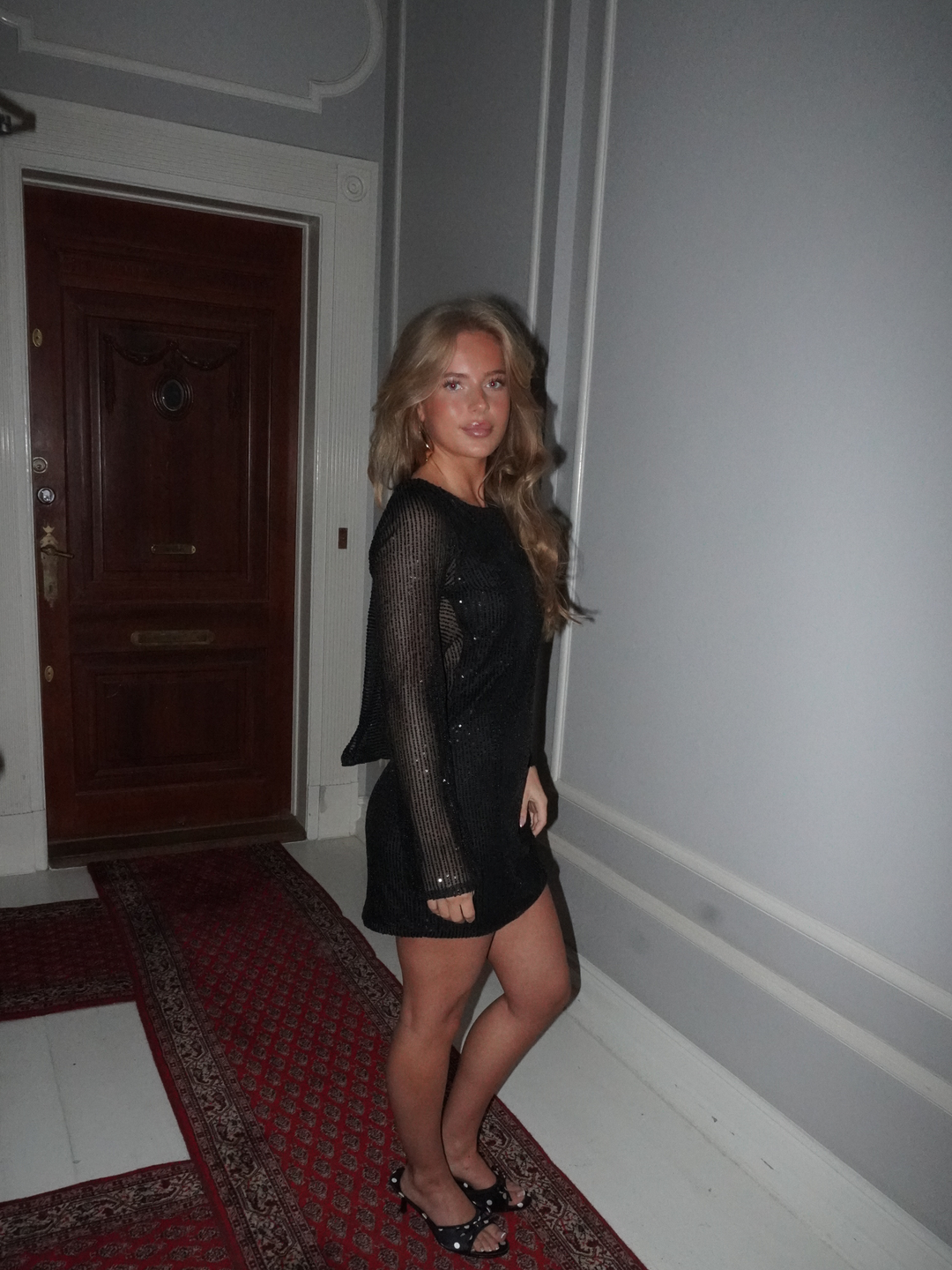 Giulia glitter dress - Black