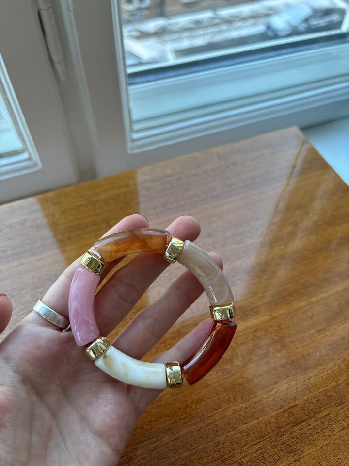 Ora bracelet - Pink/gold