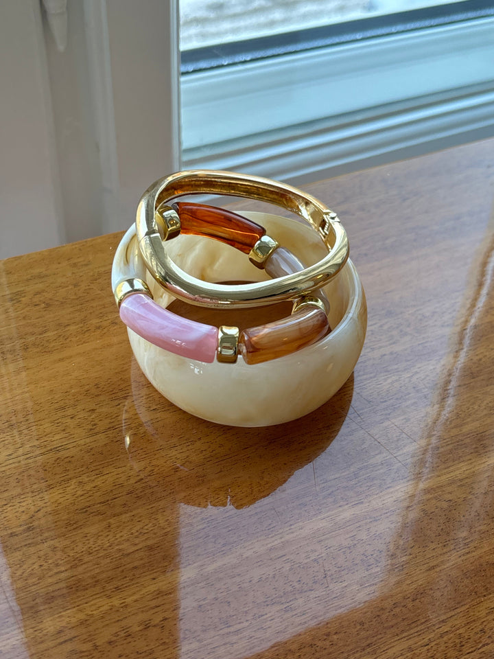 Ora bracelet - Pink/gold