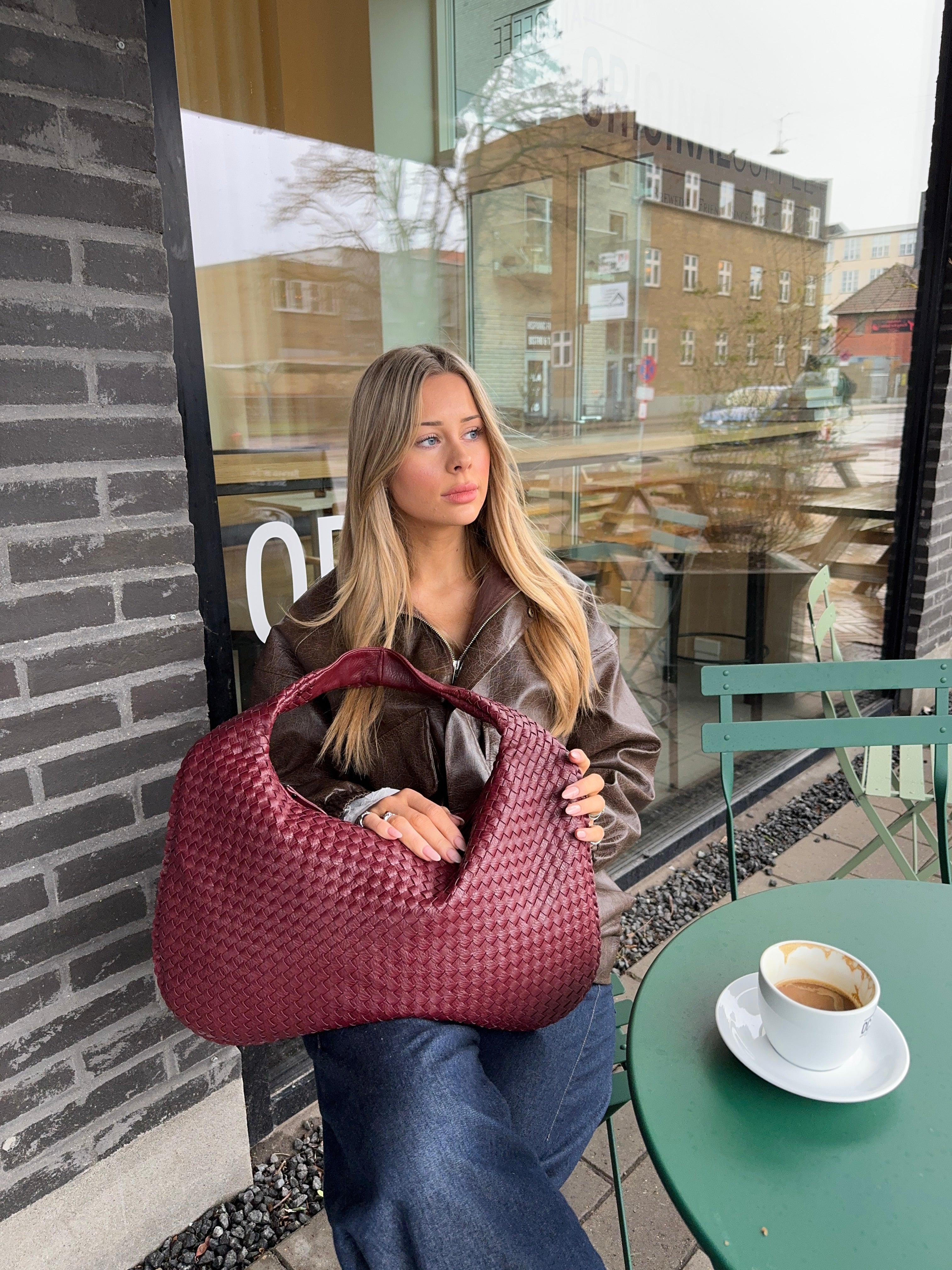 Aya bag - Dark red – AYA-S Worldwide