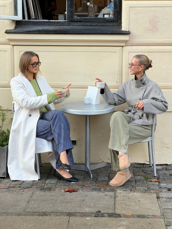 Kelly long coat - White