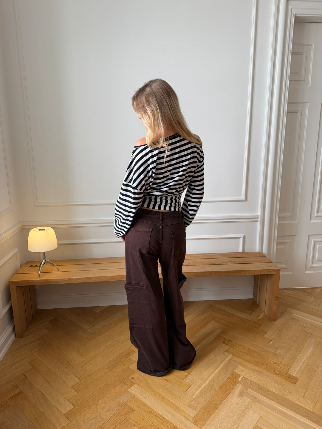 Althea Pocket Jeans - Brown