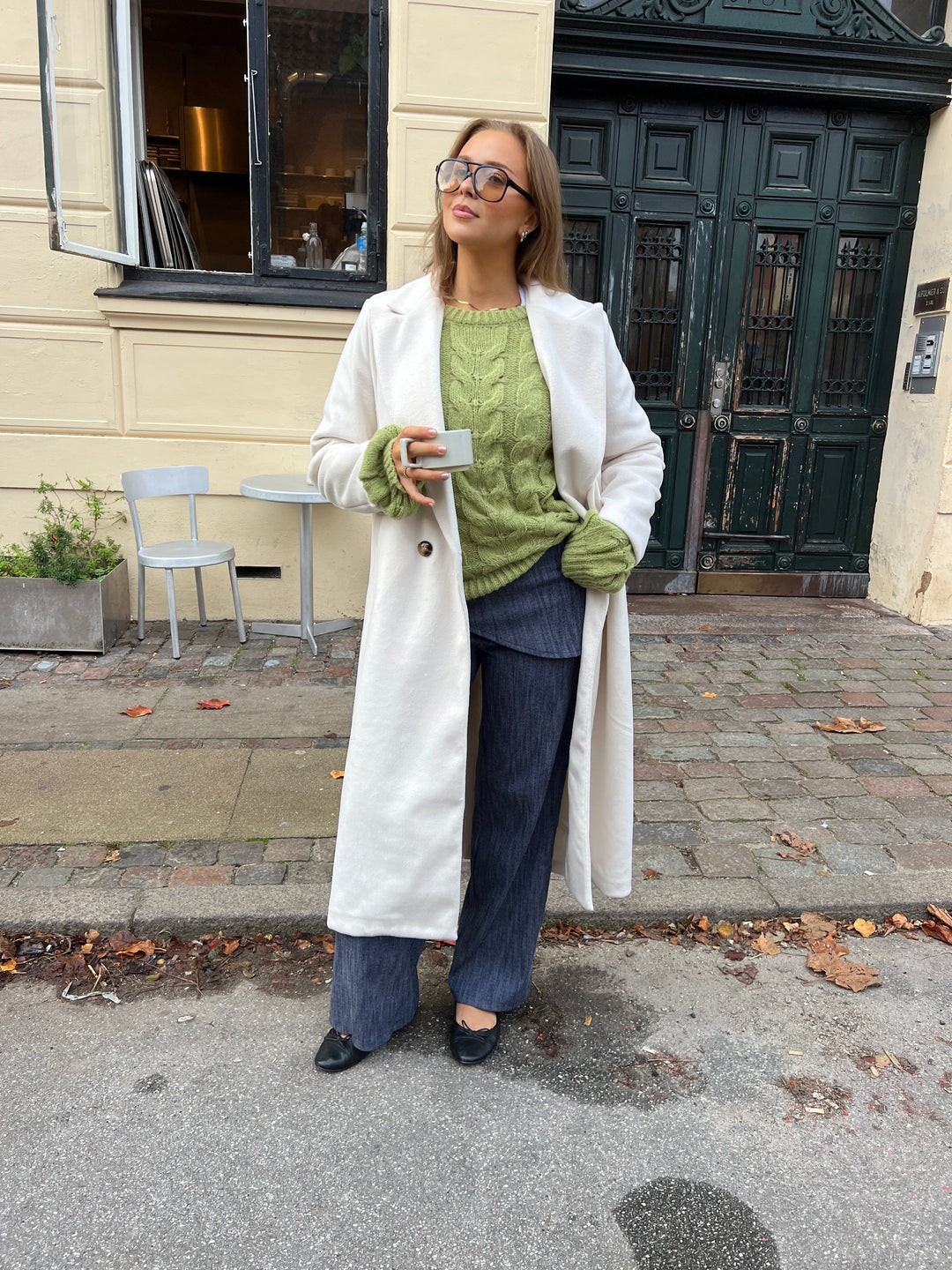 Liana tie detail denim jeans - Medium blue